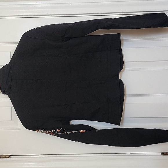 Banana USA Black Beaded Embroidered Cropped Jacket Size Small​​​ - Picture 6 of 9